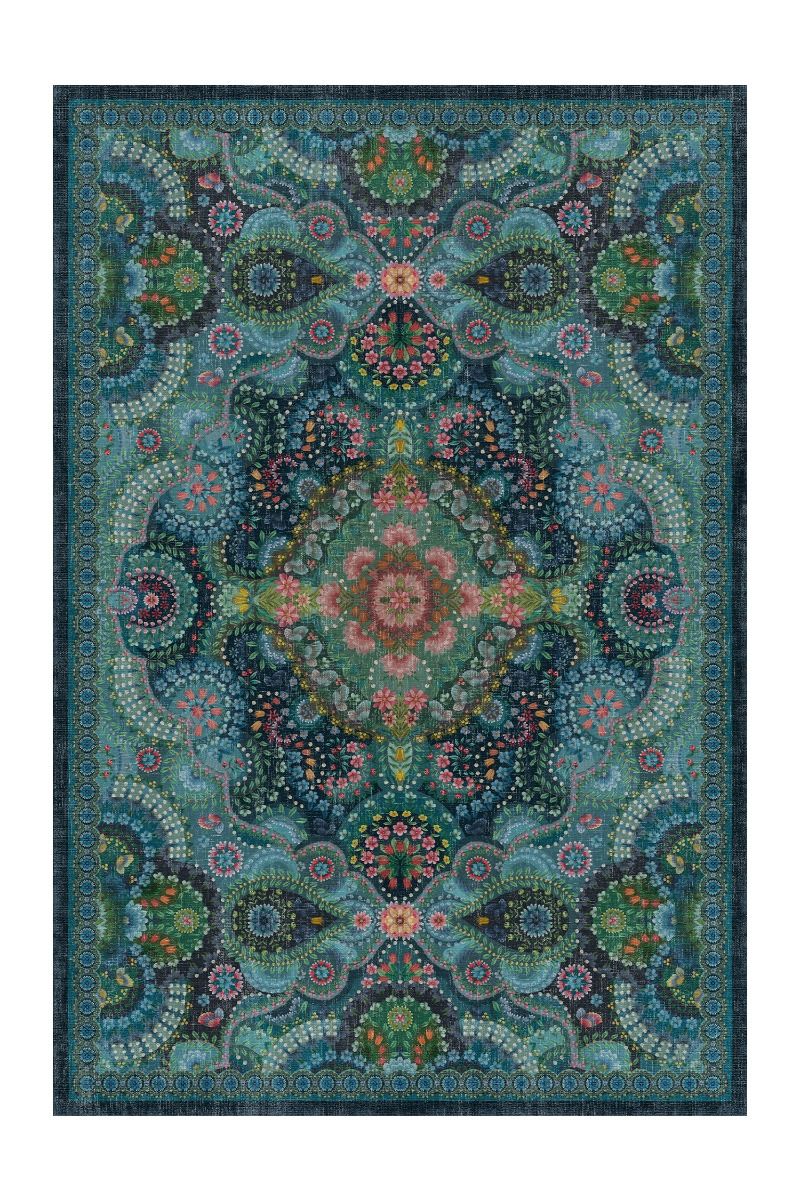 Tapis Moon Delight par Pip Bleu Foncé