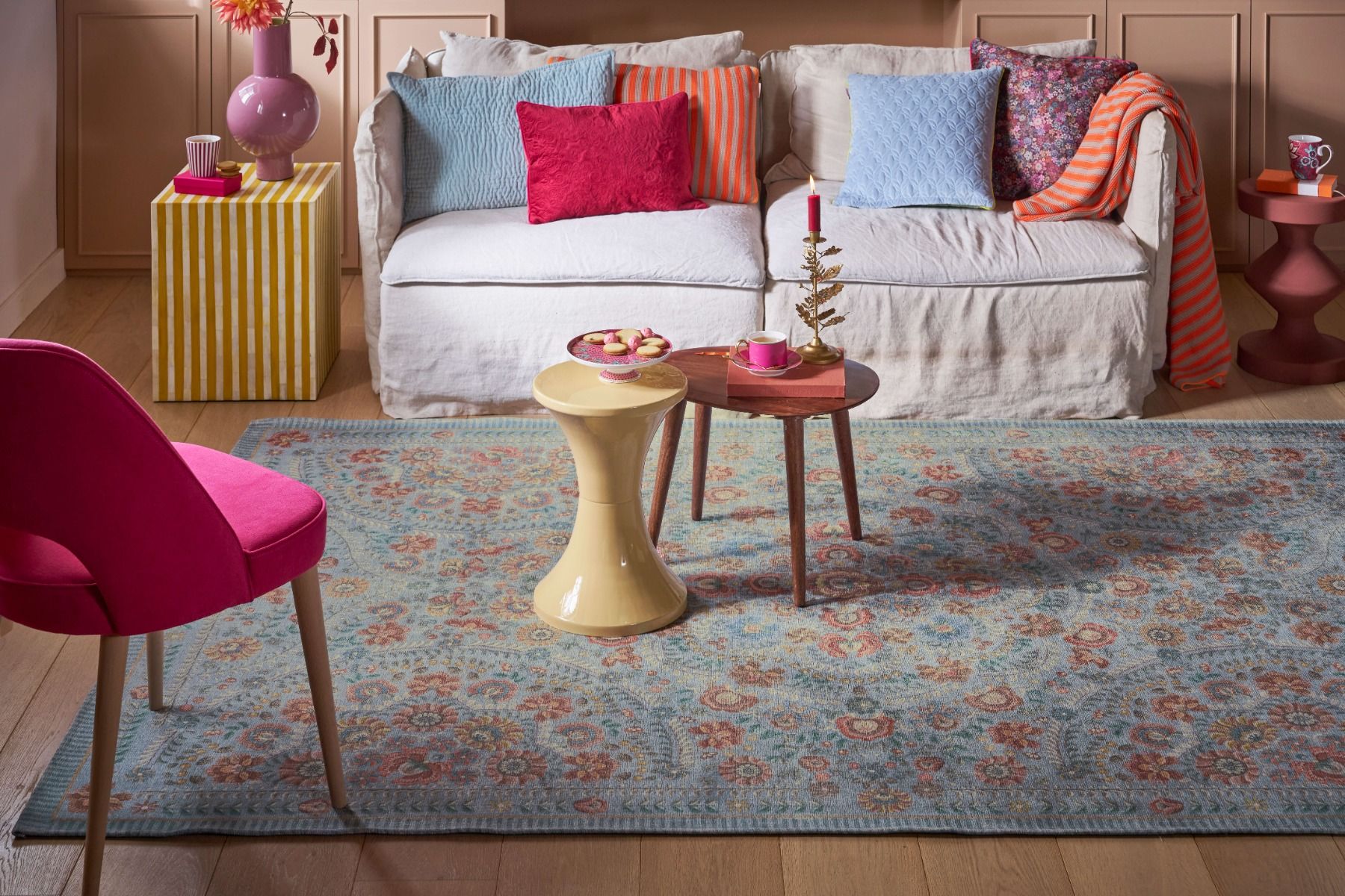 Carpet Il Ricamo by Pip Light Blue