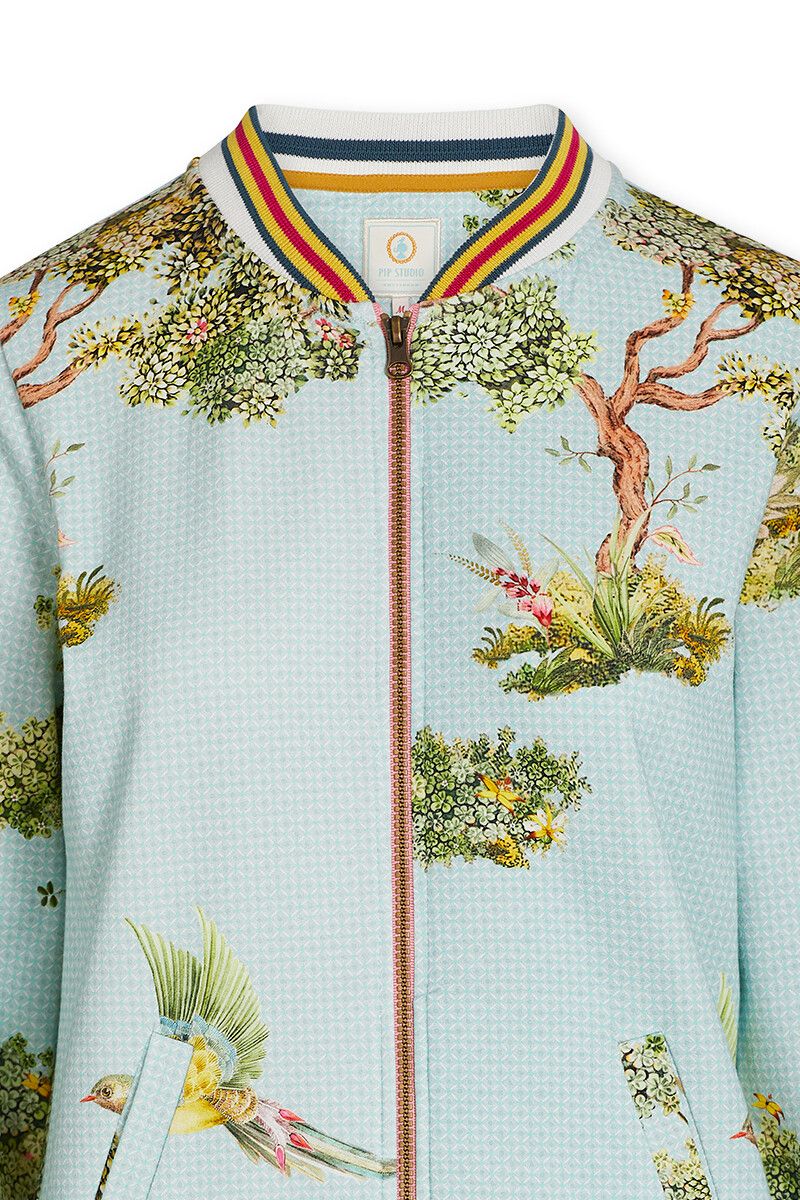 Vest C'est La Tree Blauw