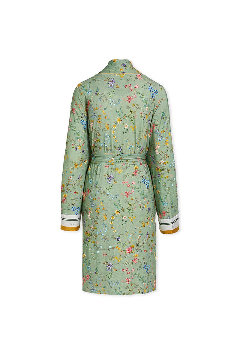 Kimono Petites Fleurs Groen