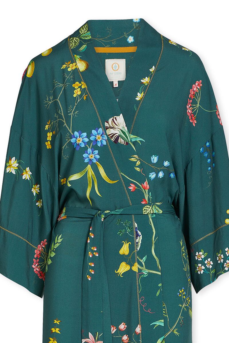 Kimono Fleur Grandeur Green