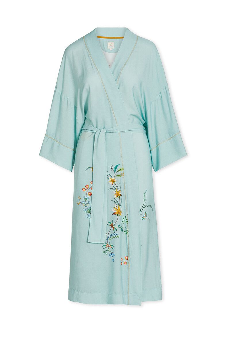 Kimono Grand Fleur Blau