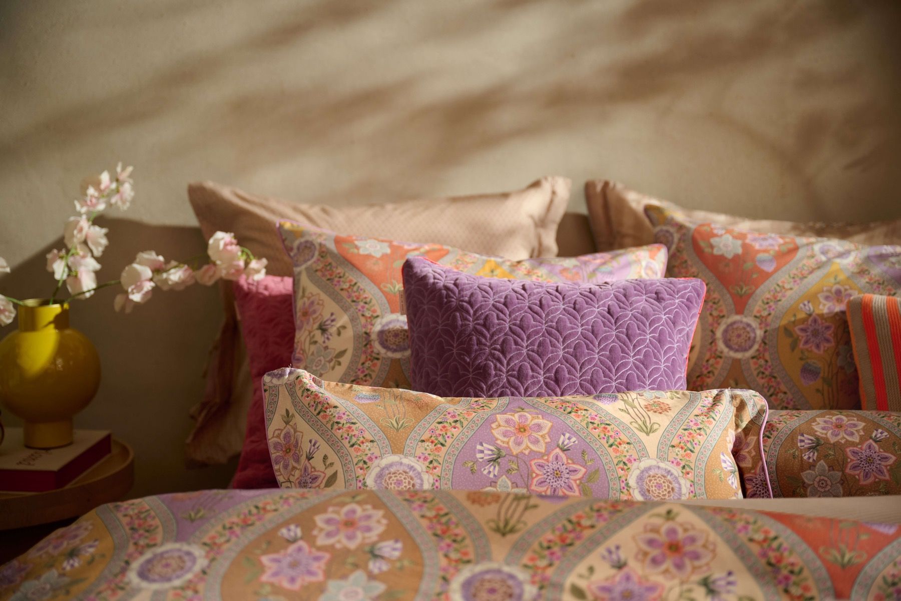Taie d'oreiller Ornamento Ramo Multicolore
