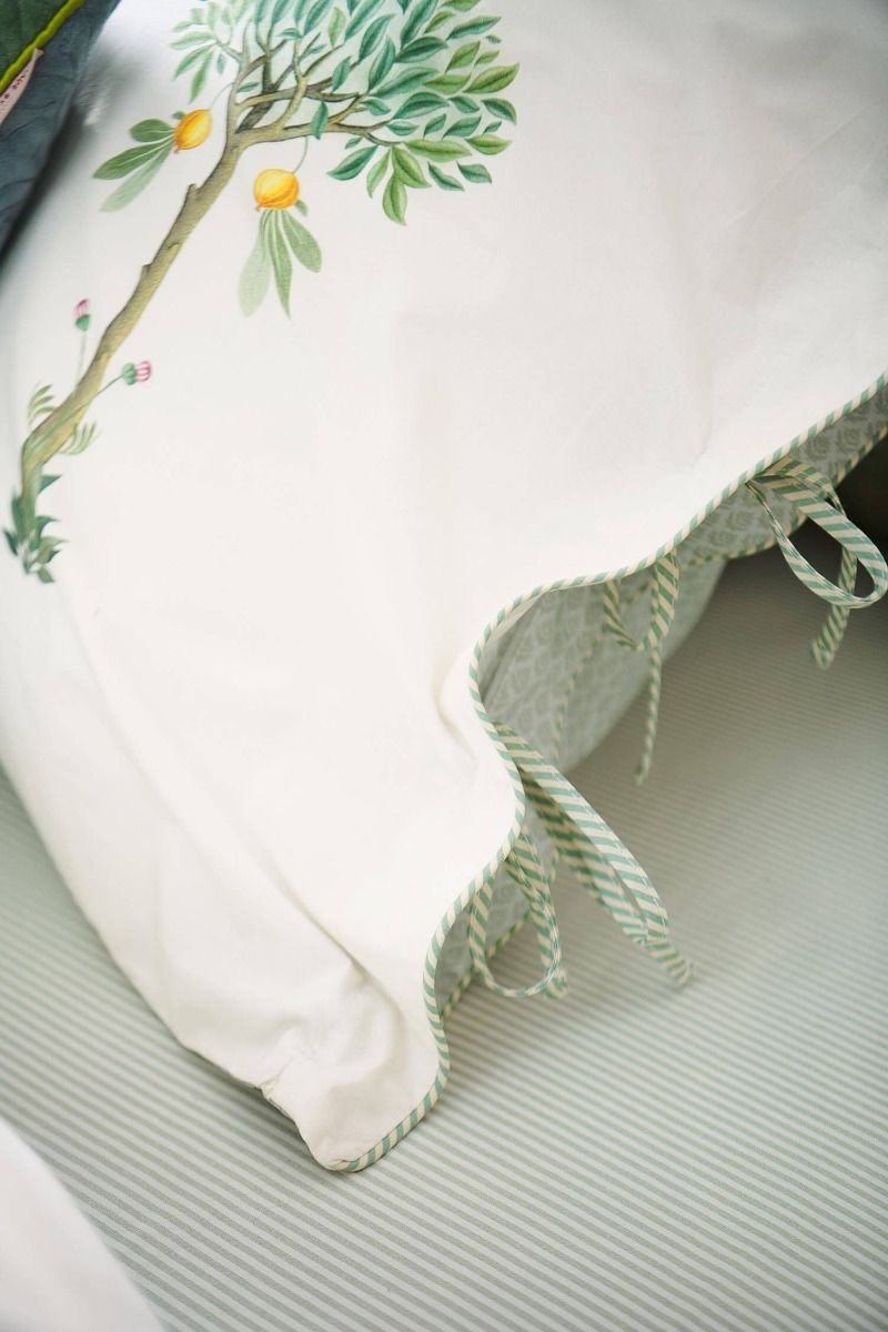 Bettbezugsset Panoramico Gebrochen Weiß