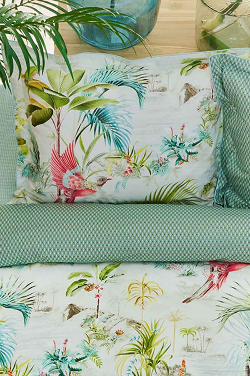 Pillowcase Palm Scenes White