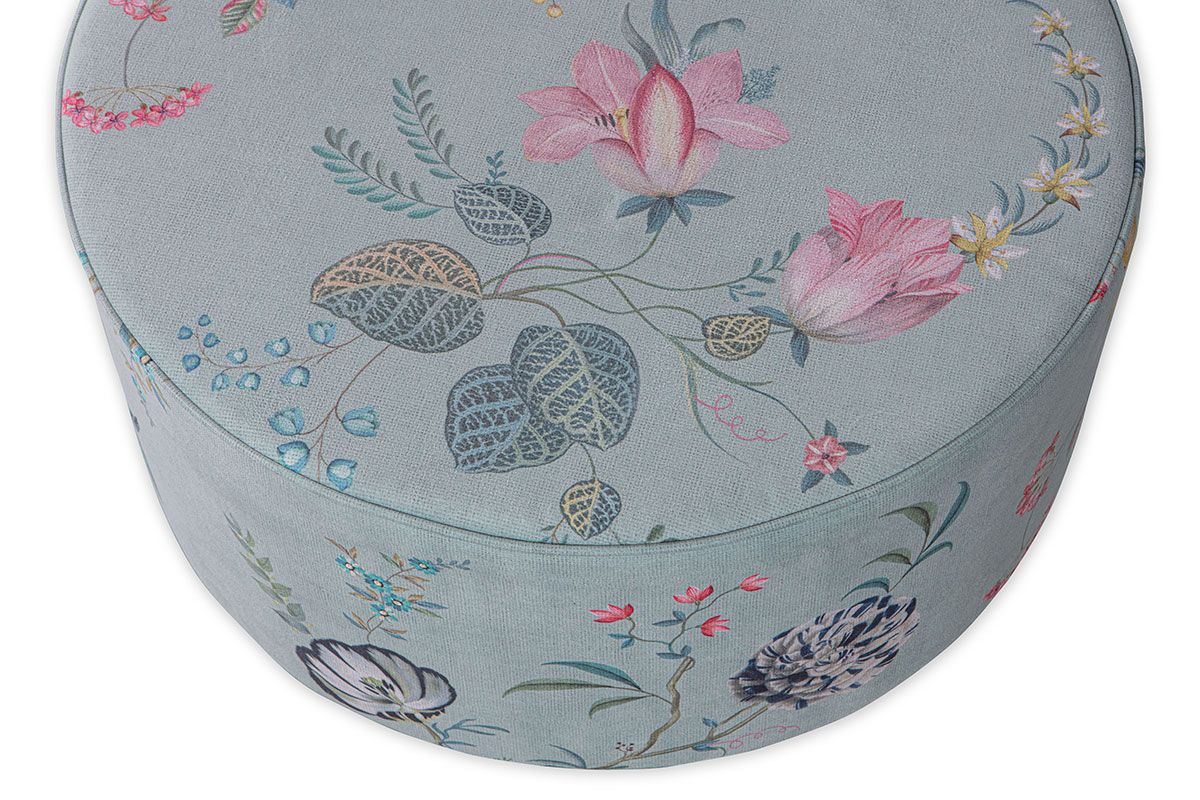 Hocker Large Fleur Grandeur Grün