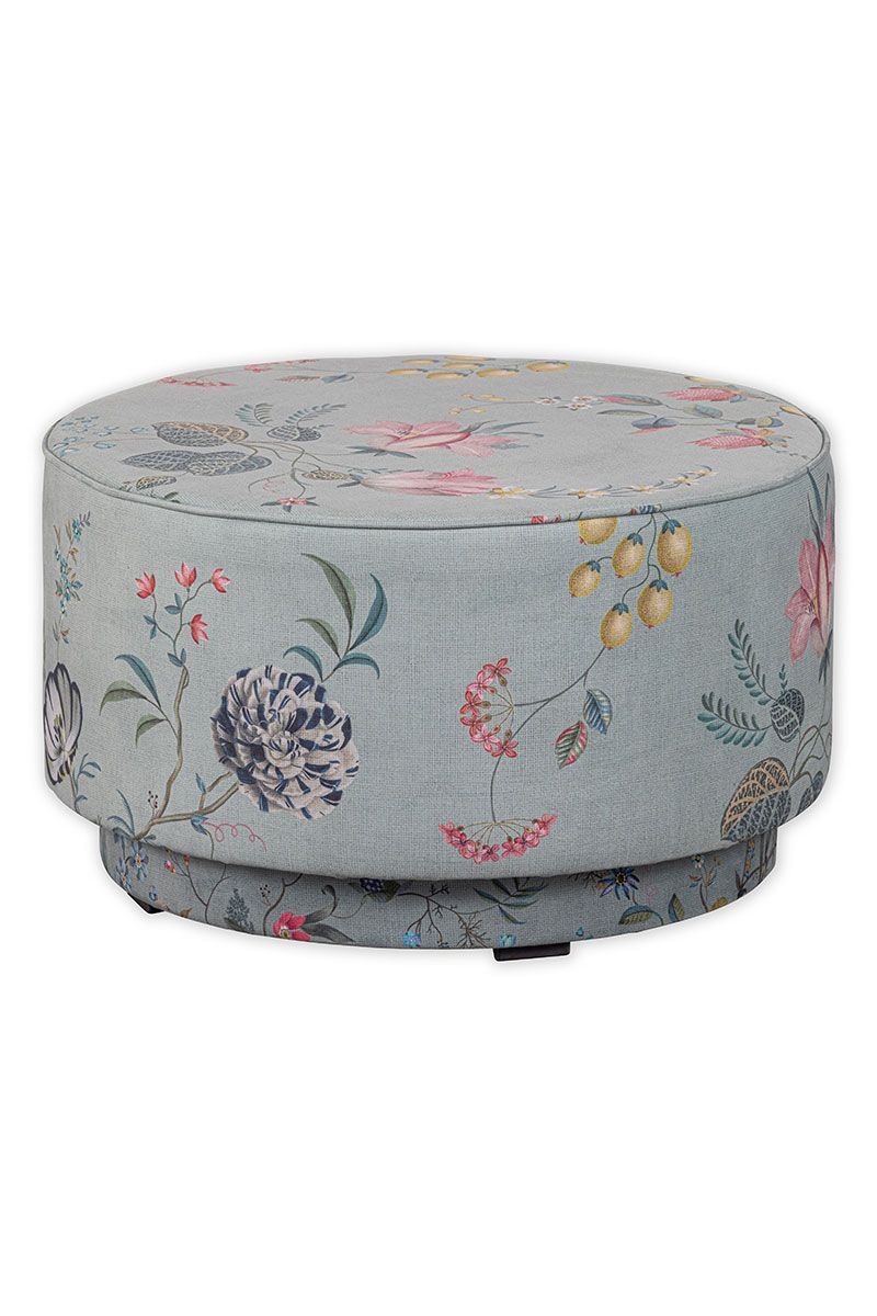 Hocker Large Fleur Grandeur Grün