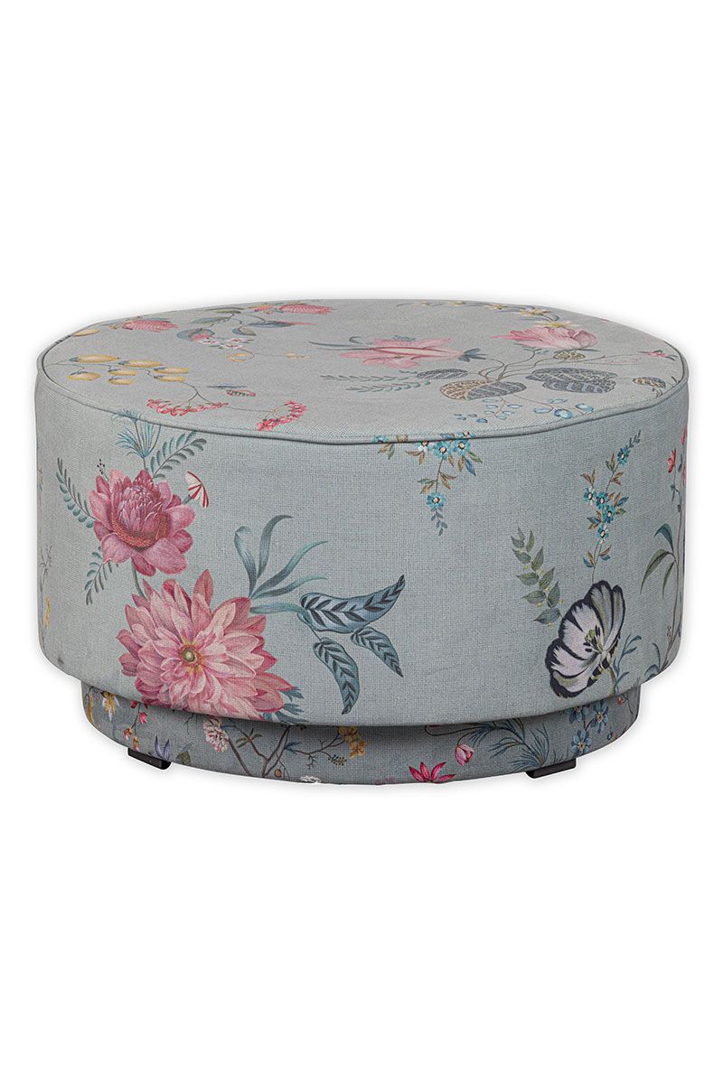 Hocker Large Fleur Grandeur Grün