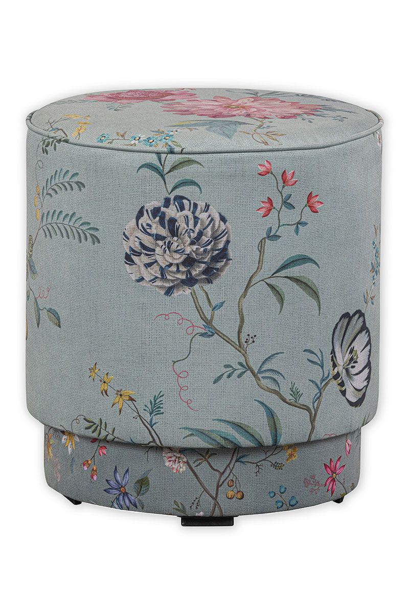 Hocker Medium Fleur Grandeur Grün