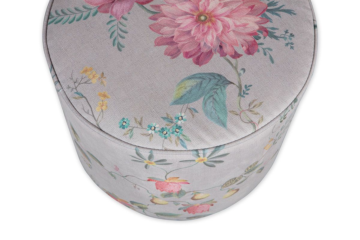 Hocker Medium Fleur Grandeur Khaki