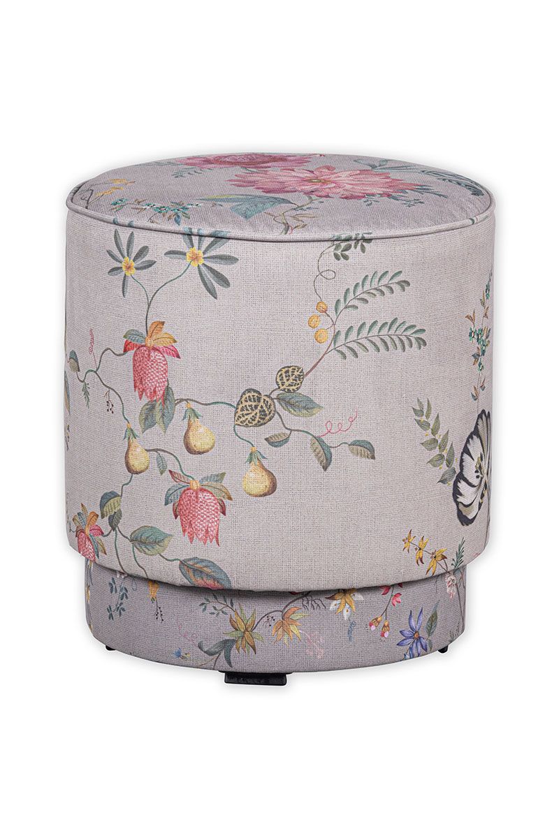 Hocker Medium Fleur Grandeur Khaki