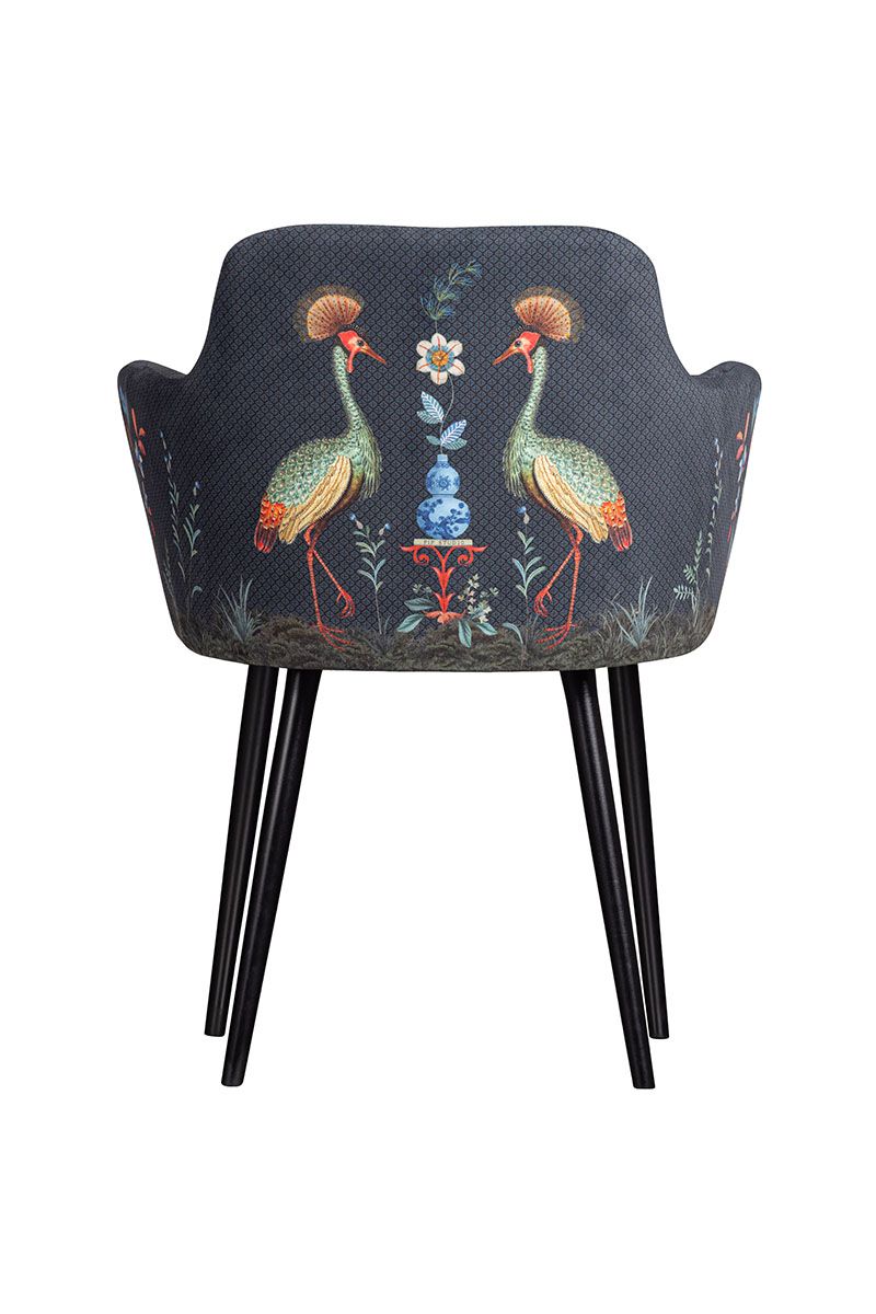 Stuhl Flirting Birds Blau