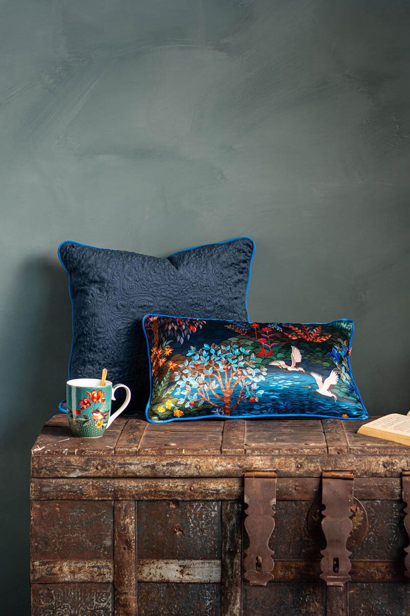 iets Verdwijnen Monument Pip Studio Sierkussen Quilted Donkerblauw | Pip Studio the Official website