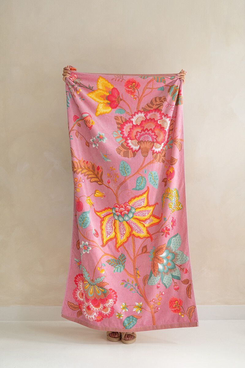 Beach Towel Pip Flowers Lilac