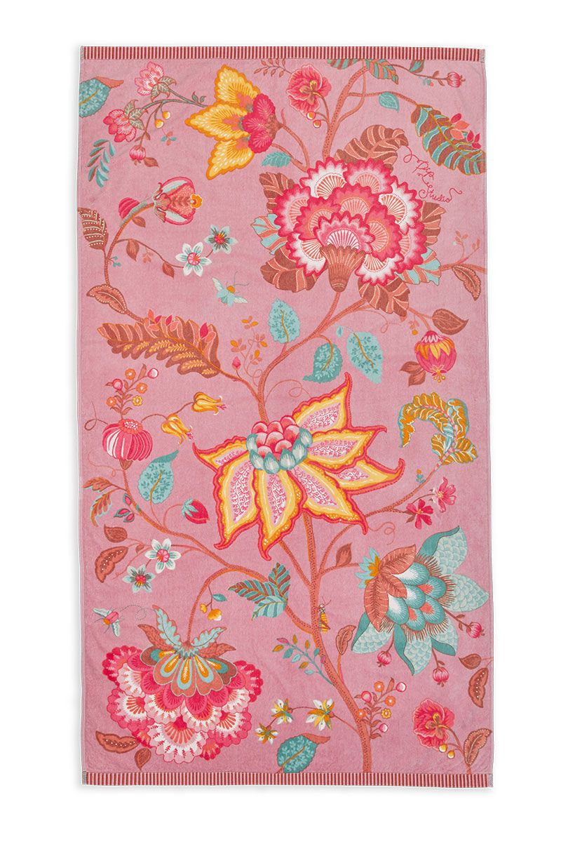 Beach Towel Pip Flowers Lilac
