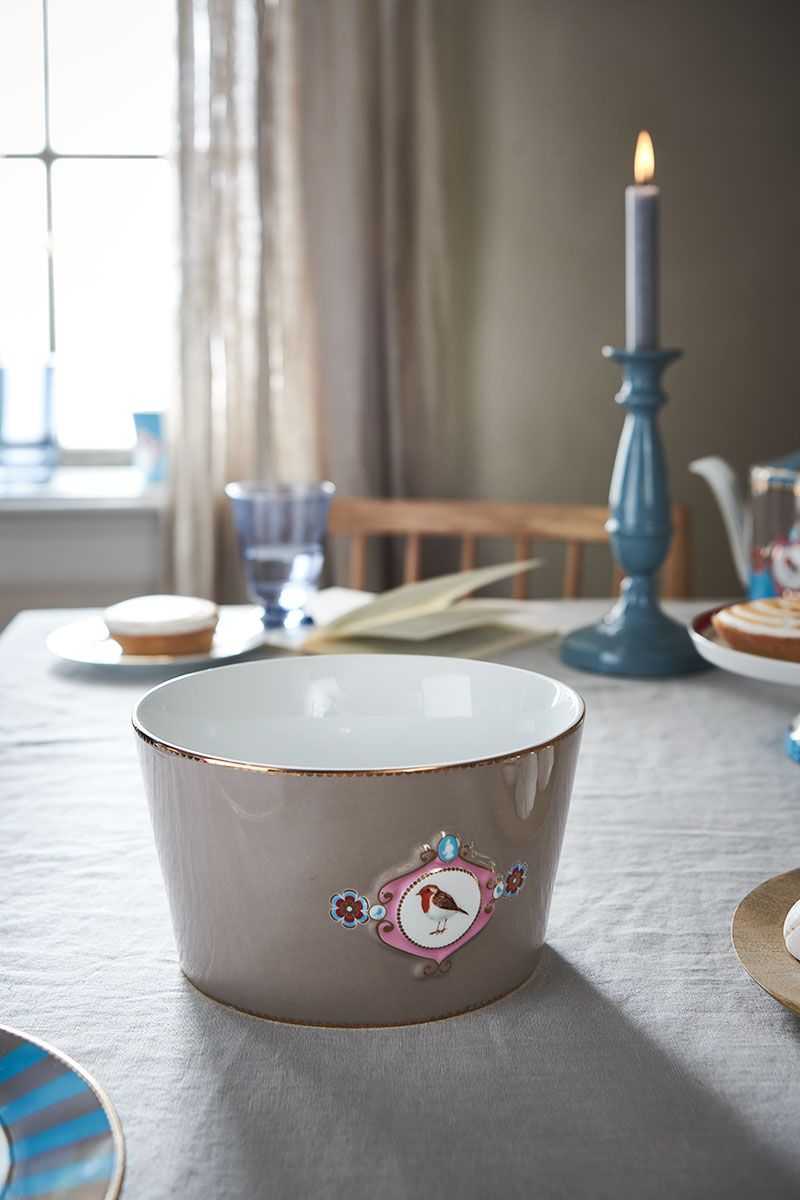 Love Birds Schale Khaki 20 cm