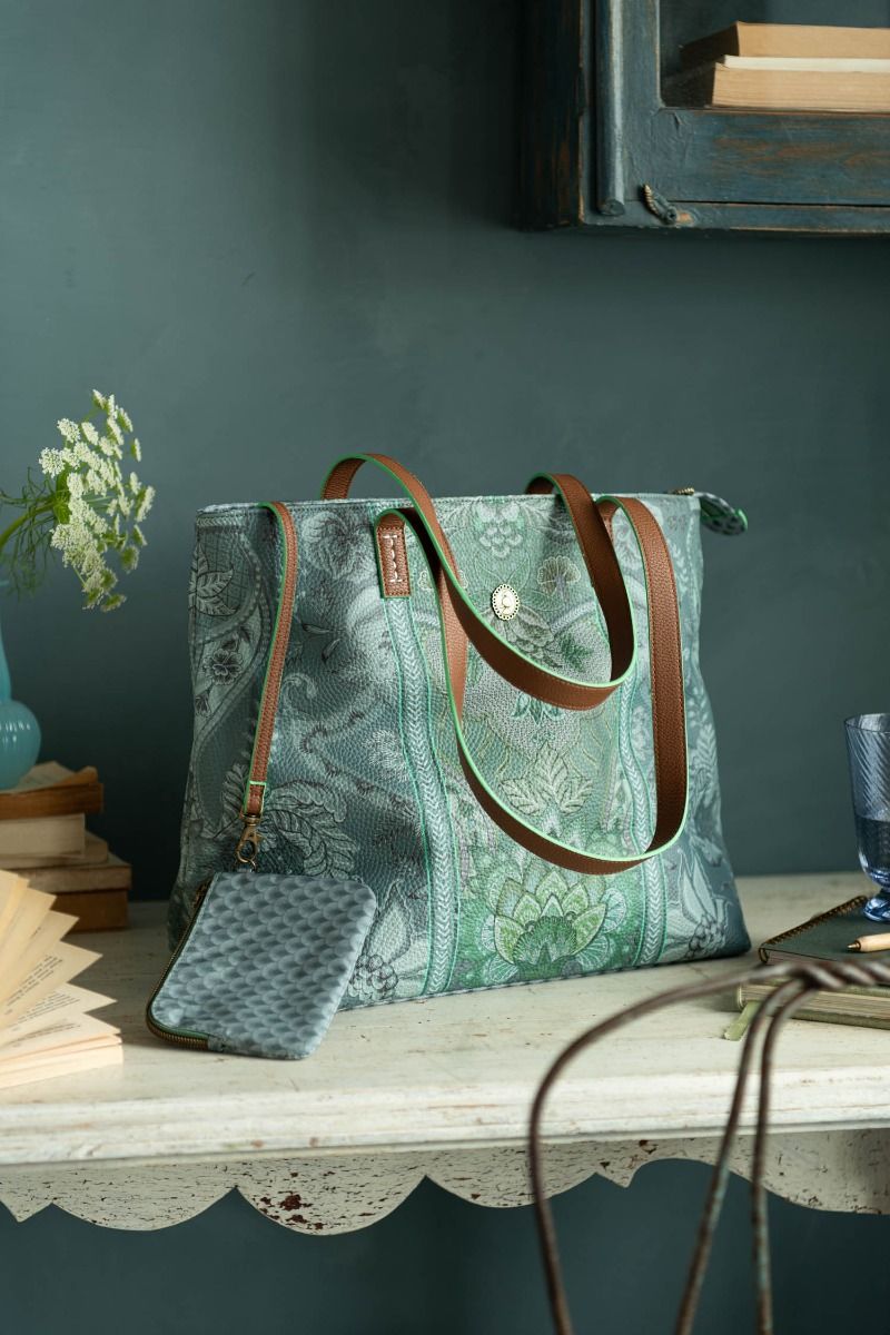 Shopper Medium Kyoto Festival Groen