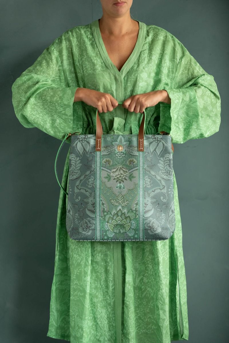 Shopper Vierkant Kyoto Festival Groen
