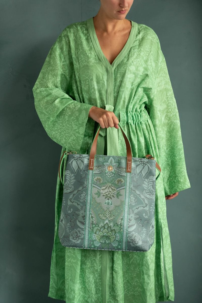 Shopper Vierkant Kyoto Festival Groen