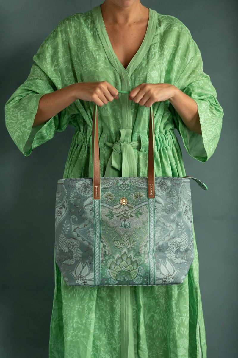 Shopper Medium Kyoto Festival Groen