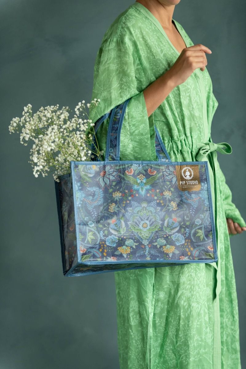 Tasche Kyoto Festival Dunkelblau 38x17x28cm