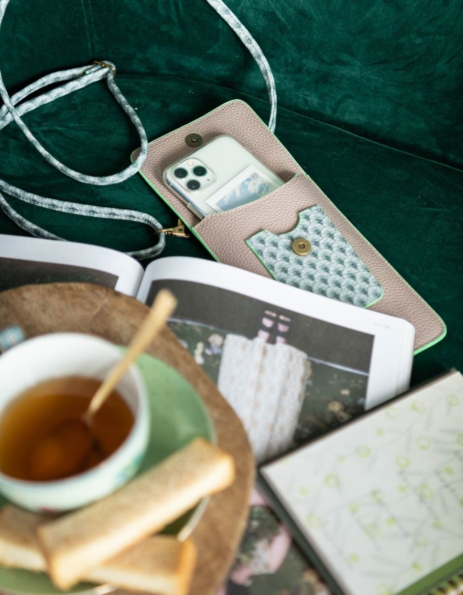 Phone Bag Kyoto Festival Green/Khaki