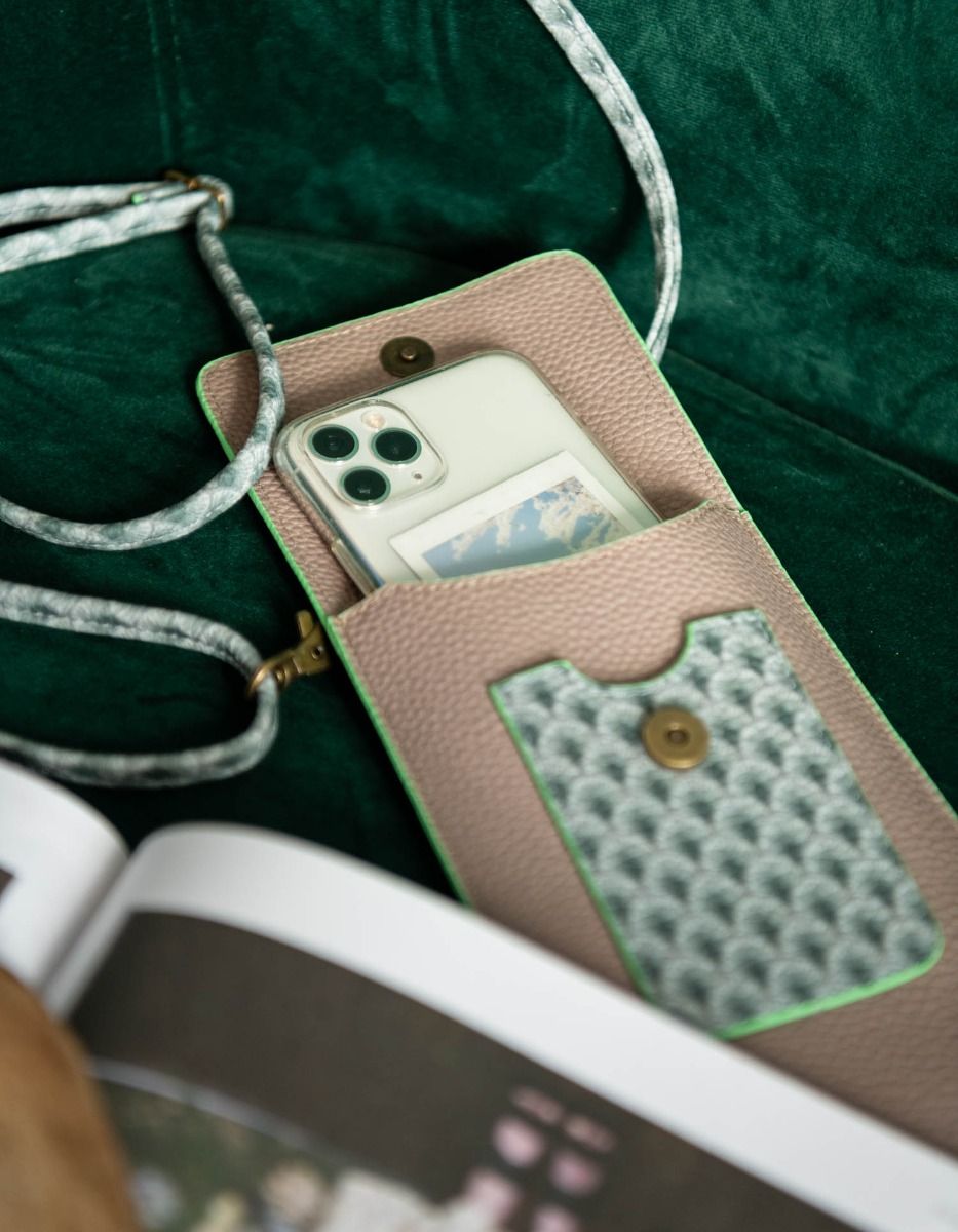 Phone Bag Kyoto Festival Green/Khaki