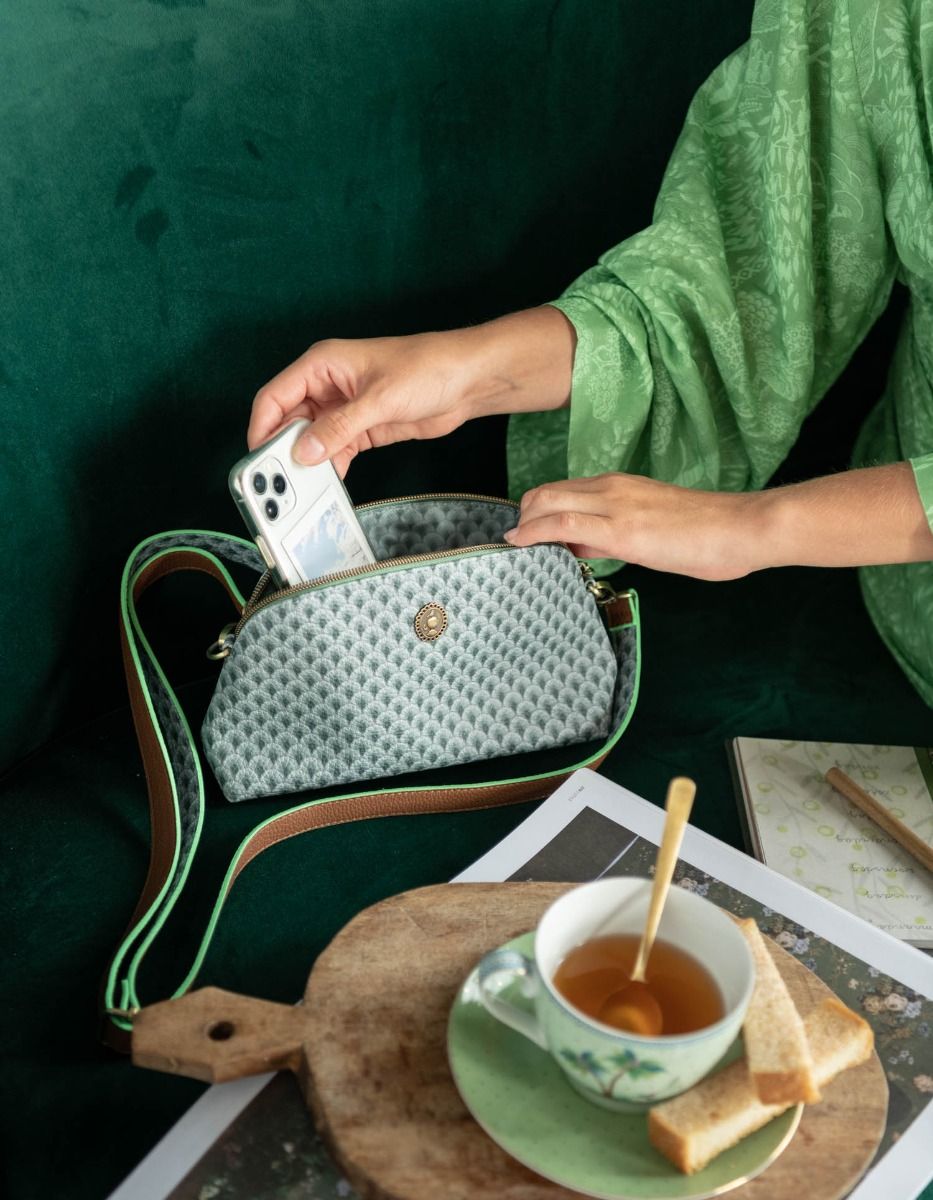 Schultertasche Klein Suki Grün