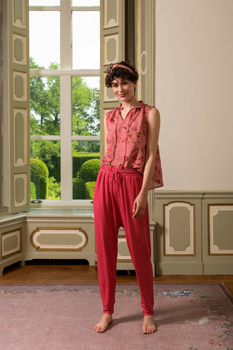 Trousers Long Suki Red
