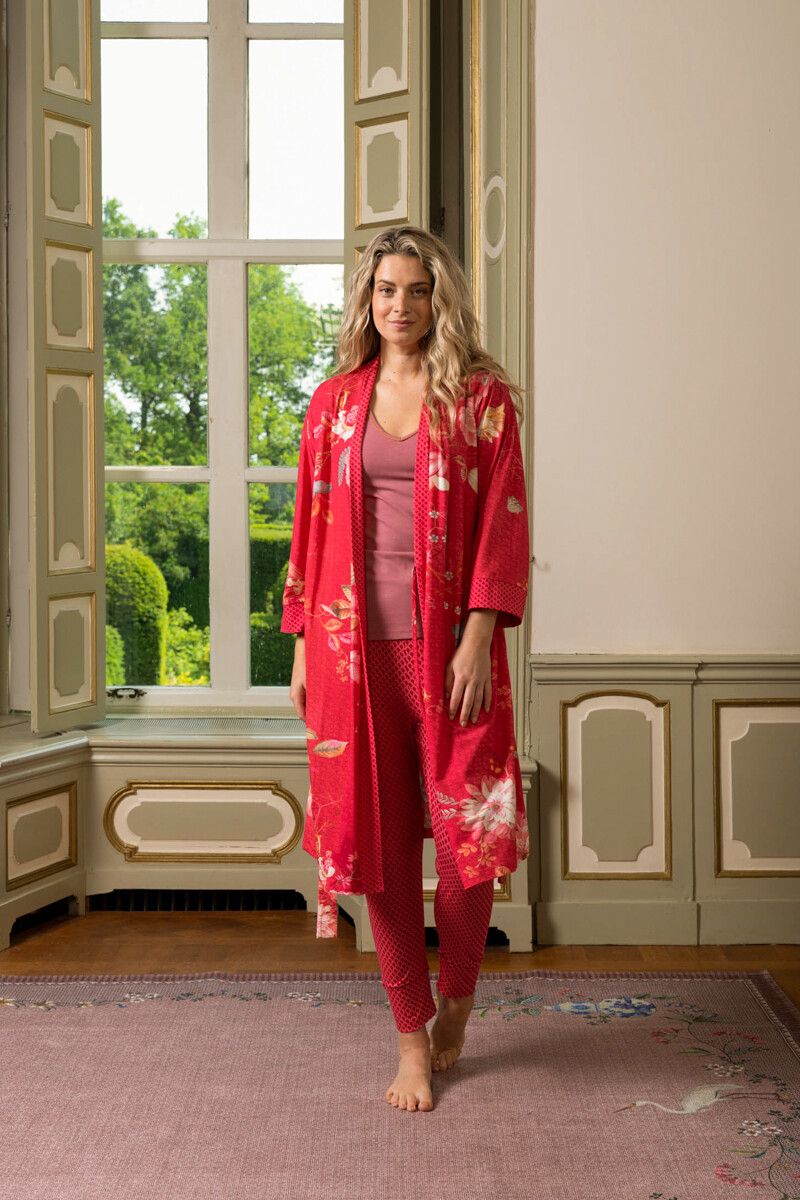 Trousers 3/4 Suki Red