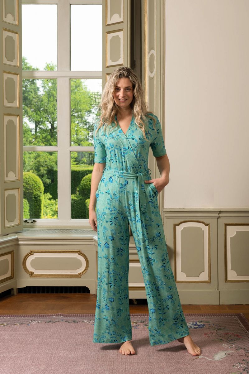 Jumpsuit Tokyo Blossom Groen