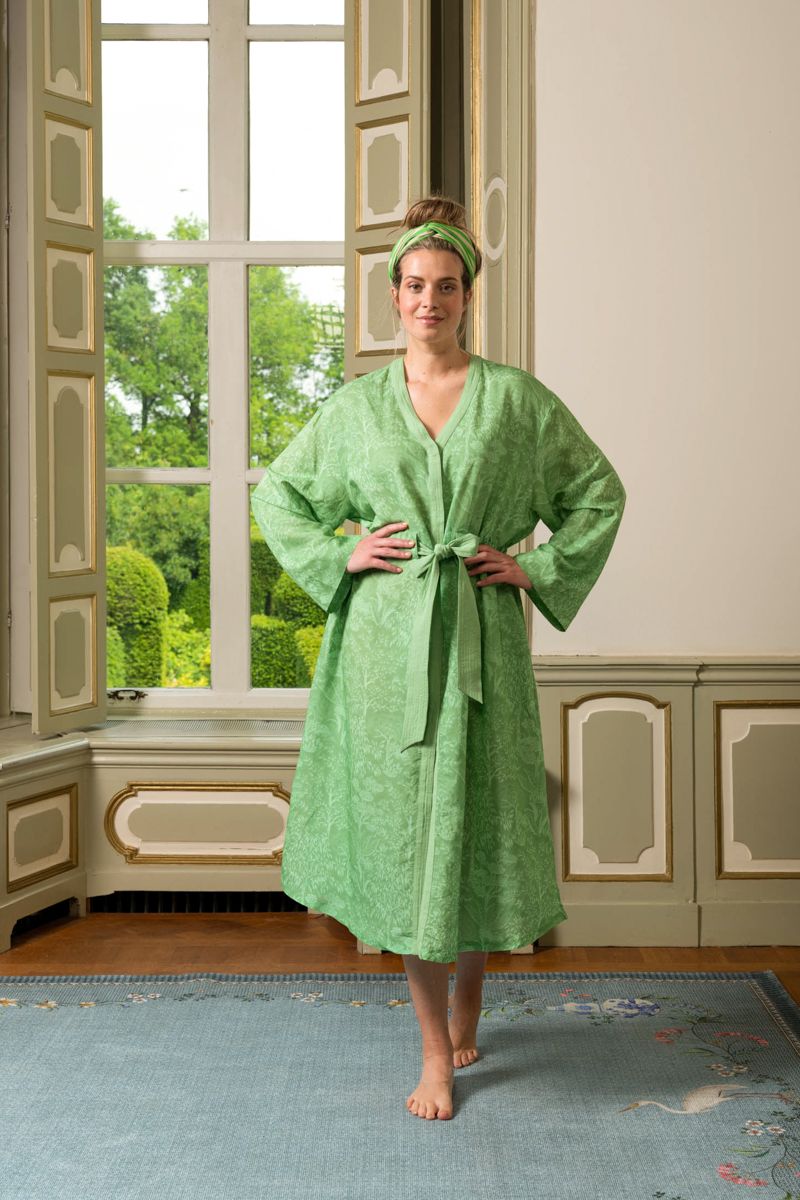 Kleid Origami Grün