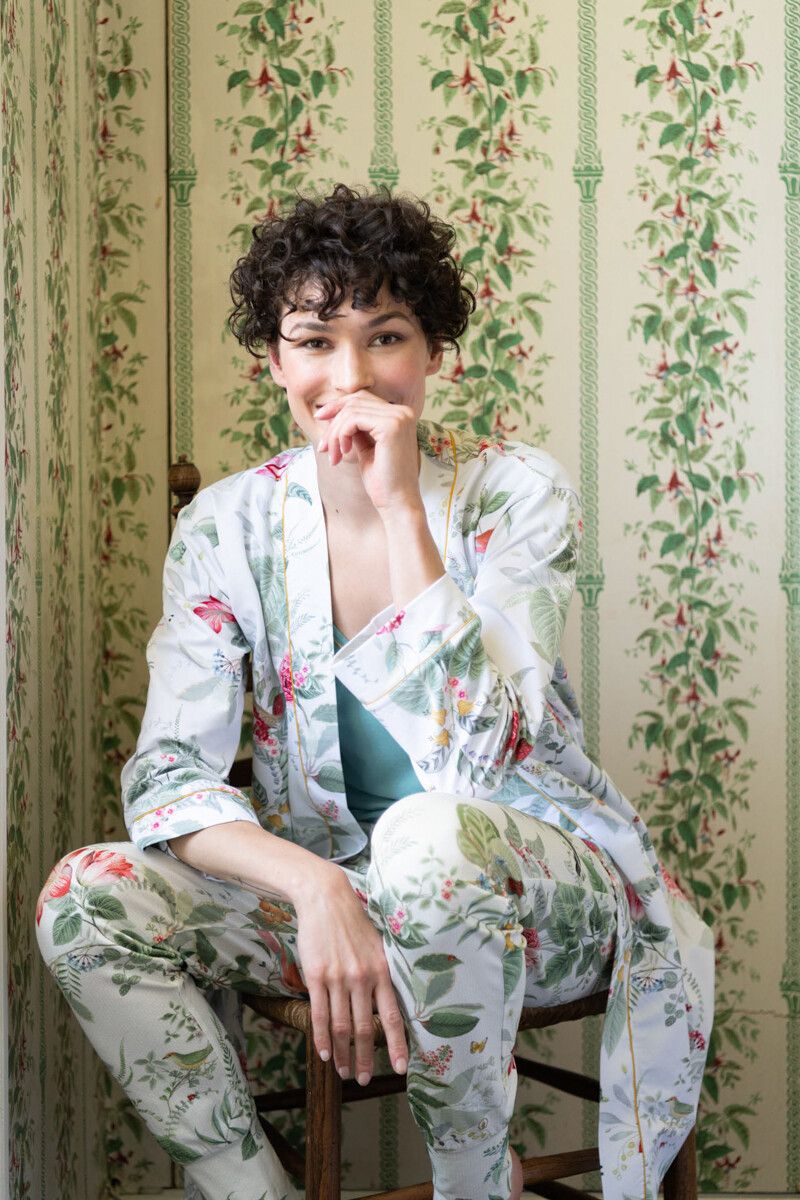 Kimono Oriental Dreams White