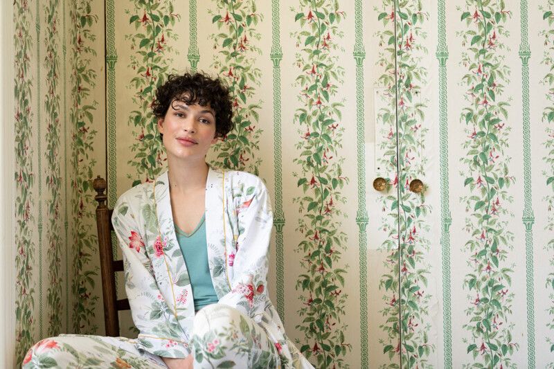 Kimono Oriental Dreams White