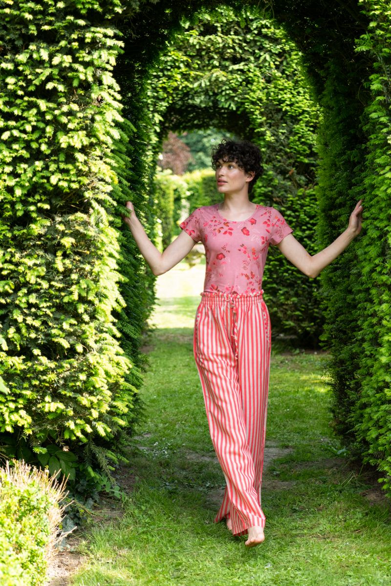 Trousers Long Sumo Stripe Red