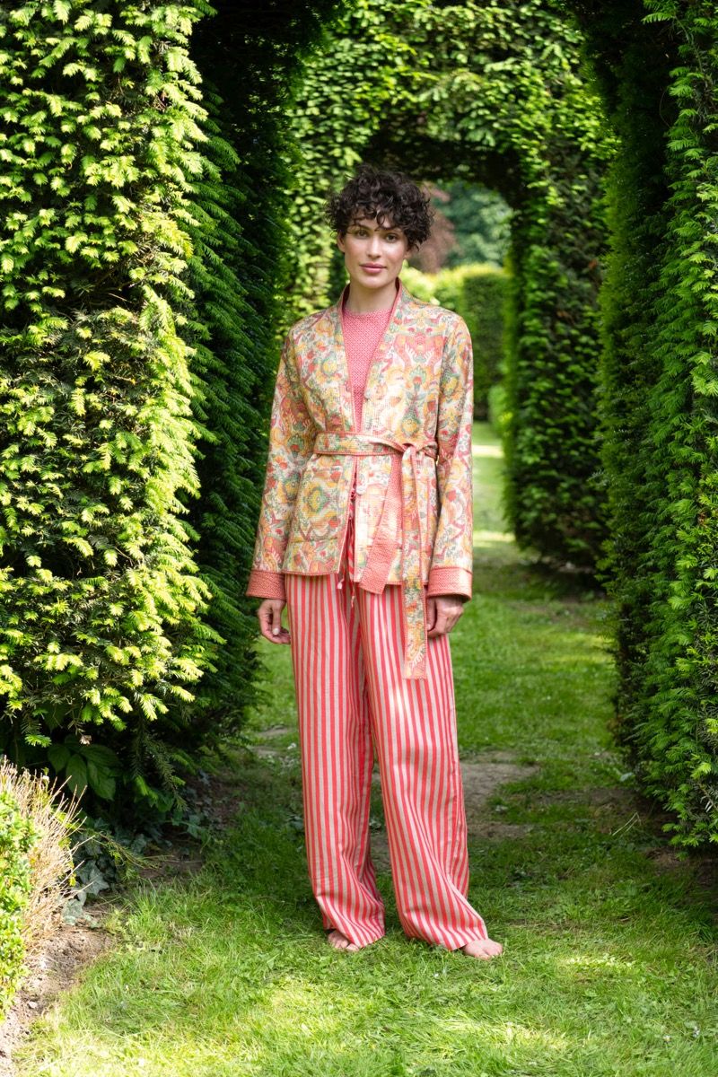 Vest Quilted Kyoto Festival Geel
