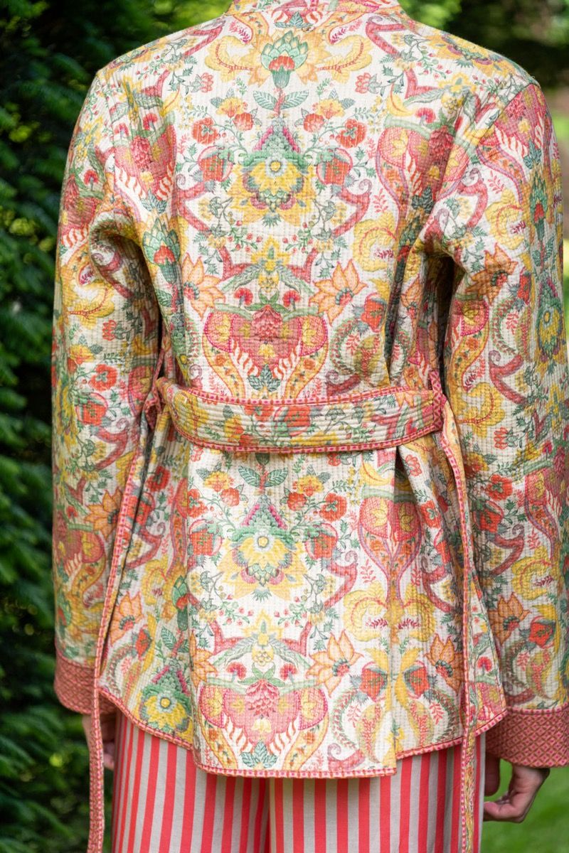 Vest Quilted Kyoto Festival Geel