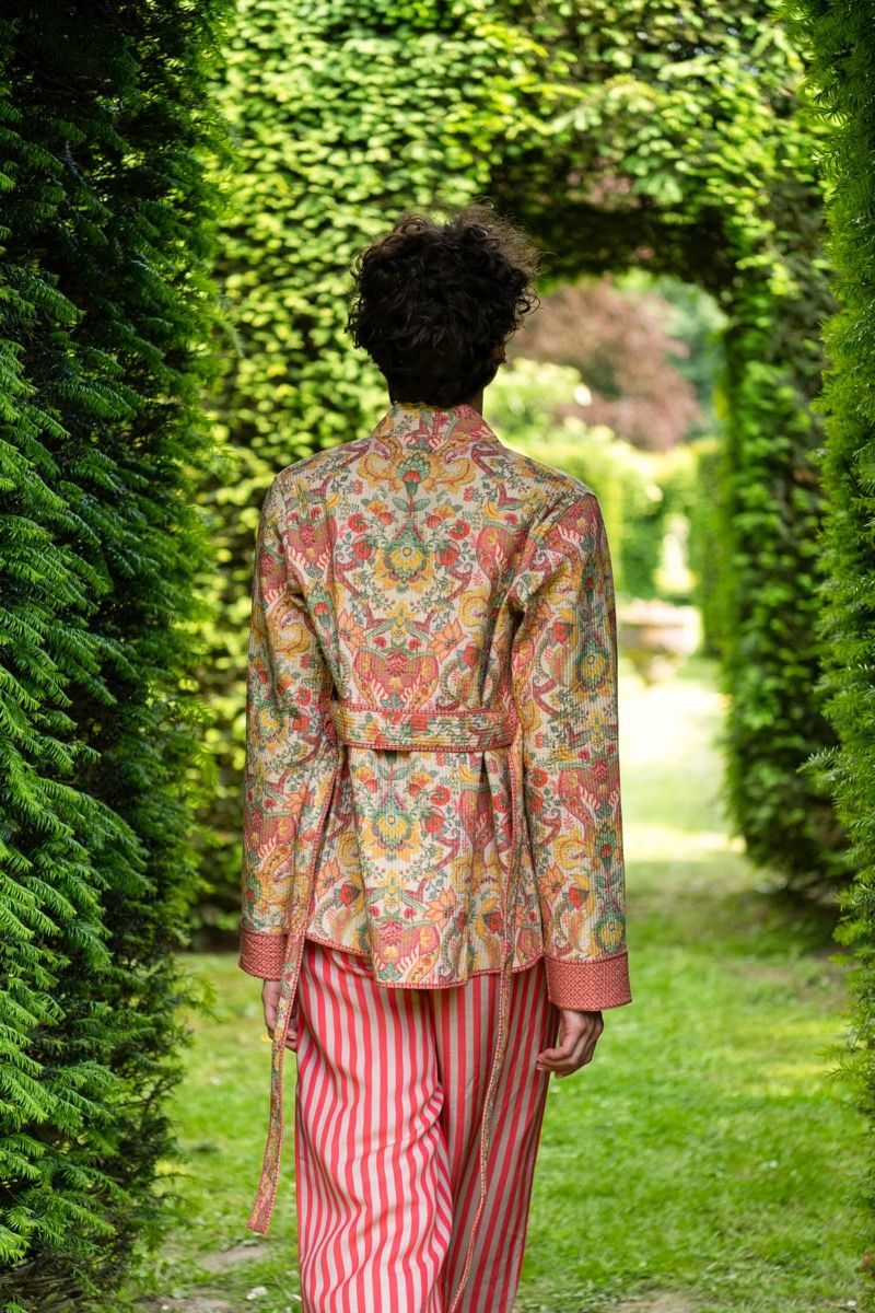 Vest Quilted Kyoto Festival Geel