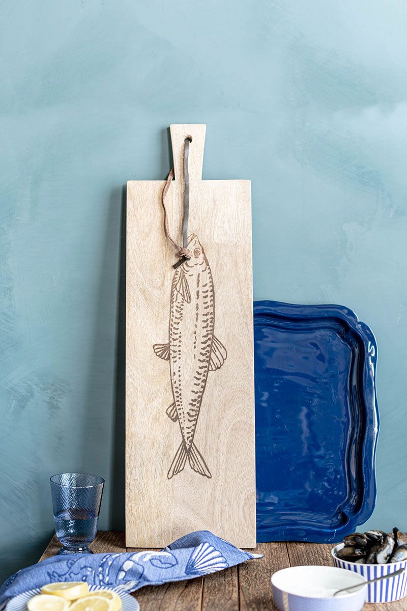 Wooden Tray Rectangular Herring