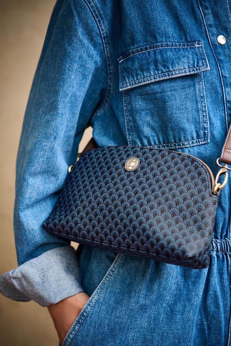 Schultertasche Klein Suki Blau