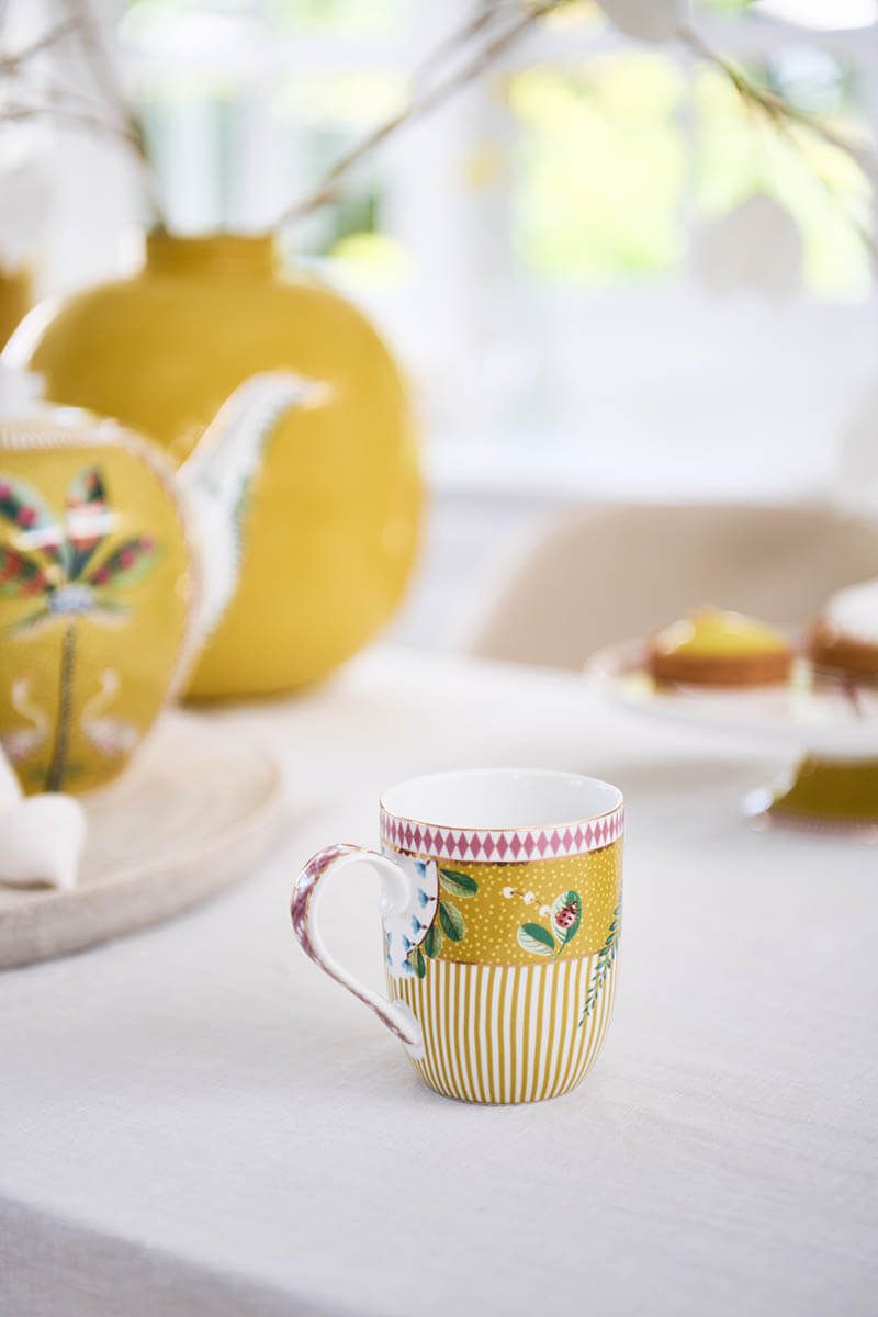 La Majorelle Lot de 2 Tasses à Café Petit Format Jaune