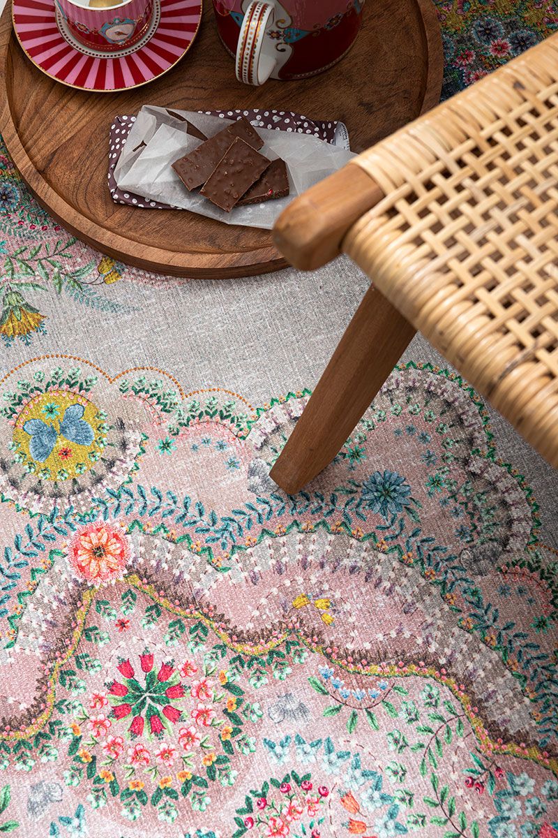 Teppich Majorelle by Pip Pastell Rosa