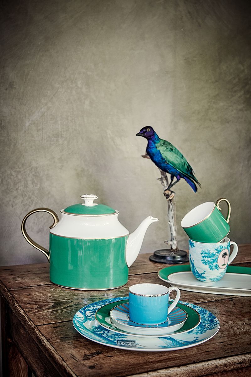 Heritage Mug Large Boat Aqua
