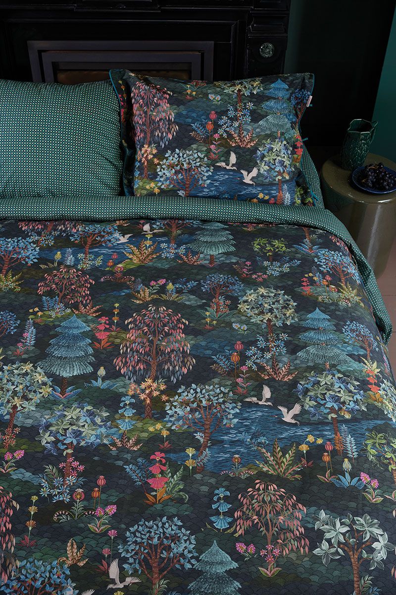 Kussensloop Pip Garden Donker Blauw