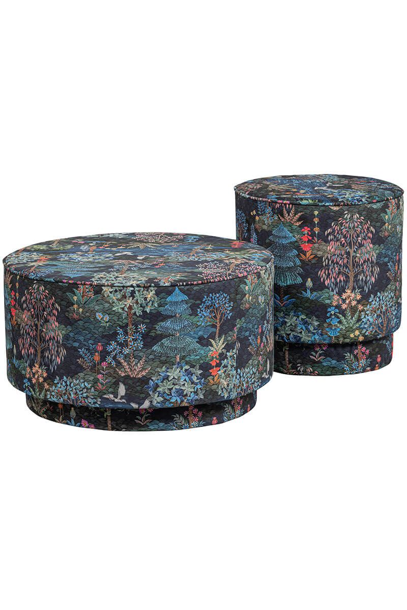Hocker Large Pip Garden Dunkelblau