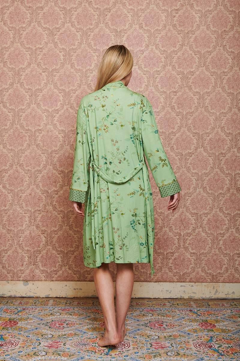 Kimono Kawai Flower Hellgrün