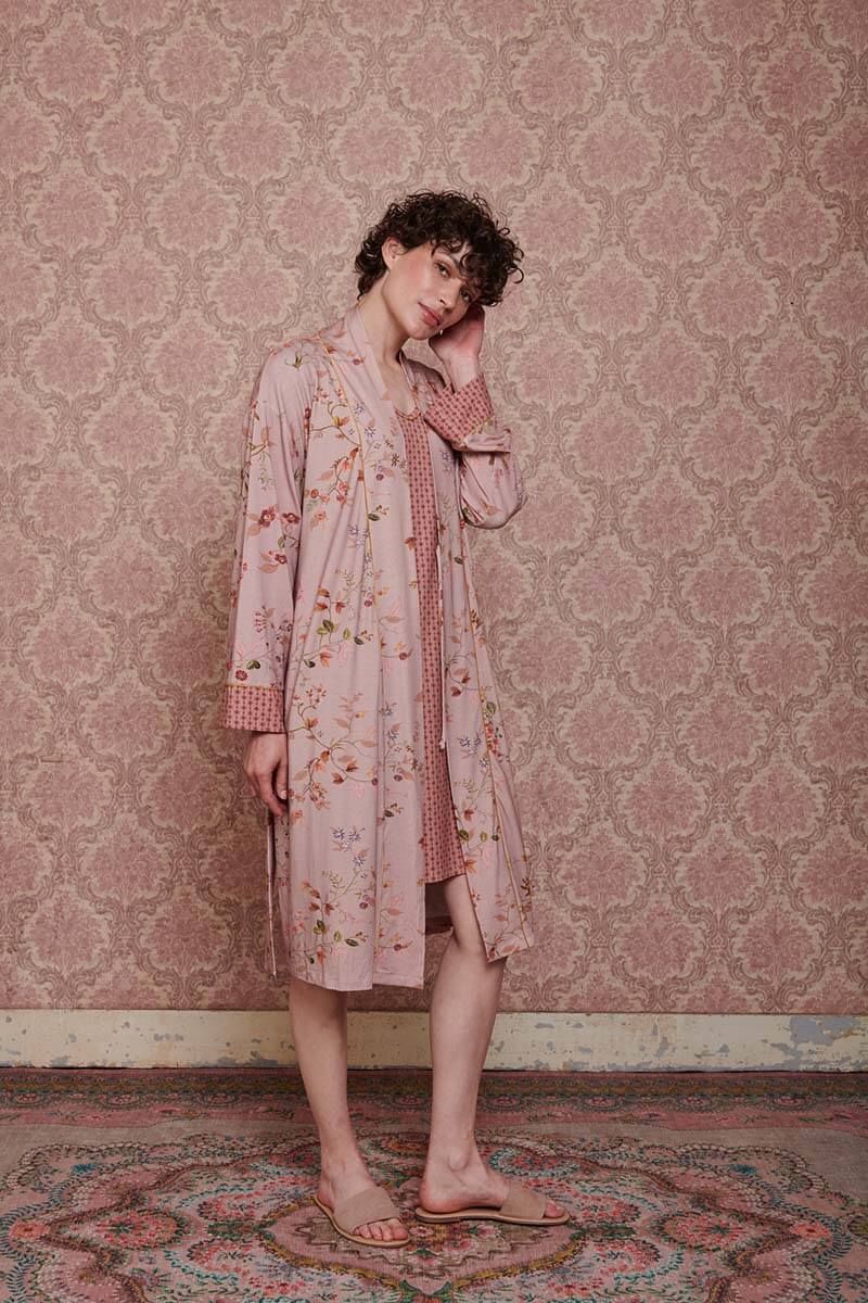 Kimono Kawai Flower Hellrosa