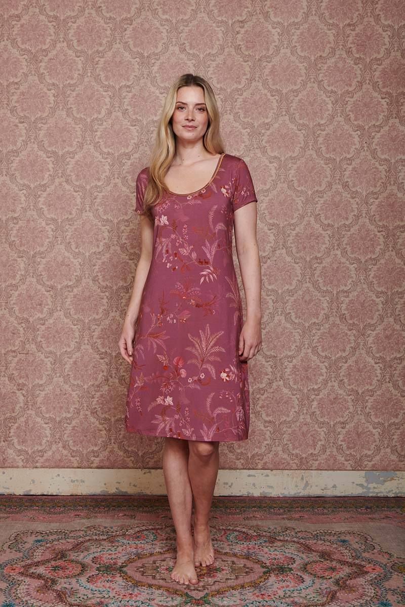 Nightdress Short Sleeve Isola Pink