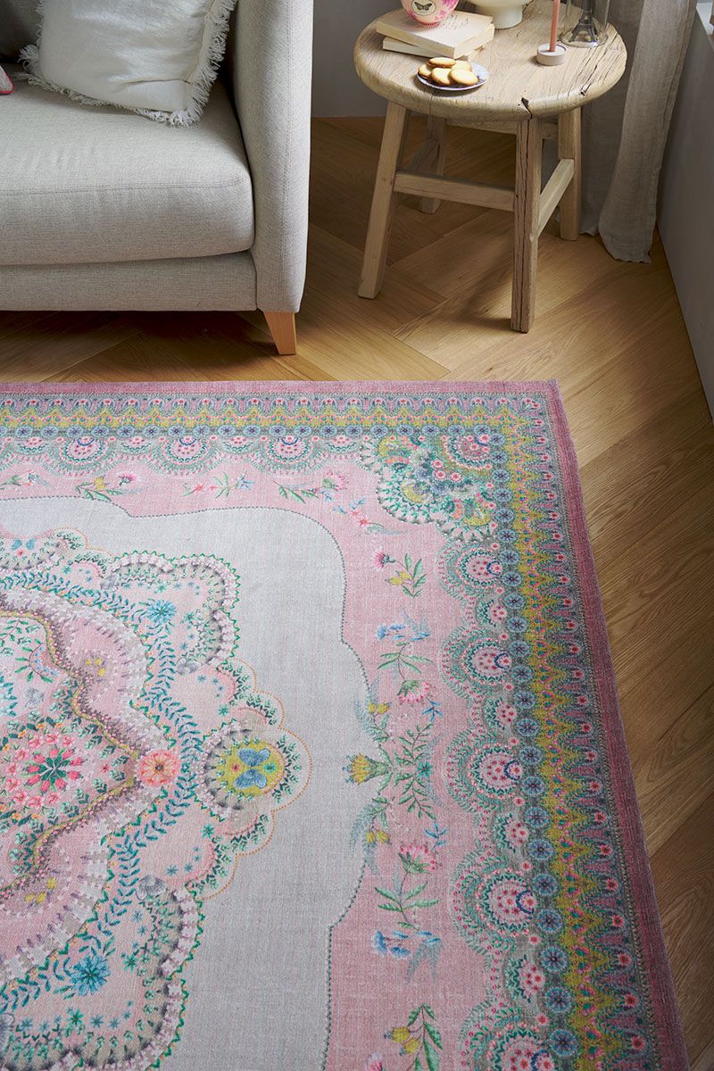 Tapis Majorelle par Pip Pastel Rose