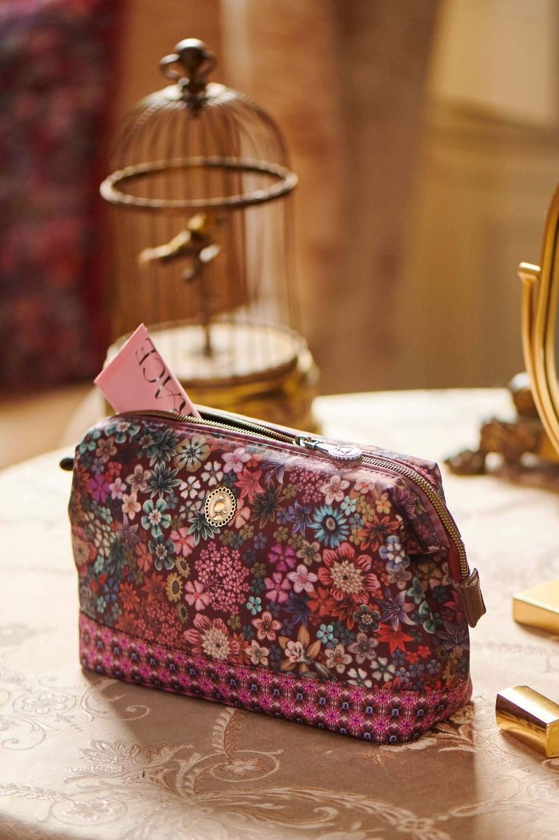 Pochette à Cosmétiques de Taille Moyenne Tutti I Fiori Rose